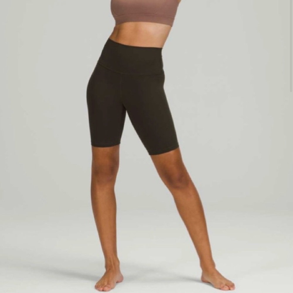 lululemon Align HR Short 8" Dark Olive Size 8
